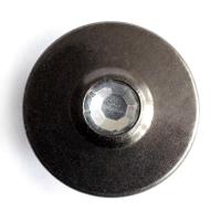 755-G черный никель пуговица джинсовая со стразом 17мм (упаковка 1000 штук)