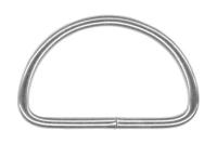 Полукольцо металлическое 40мм цв. никель (уп.1000шт.)