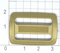 Пряжка пластиковая ДЩ-25 ( двухщелевая) ш.25 мм (уп.1000 шт.) ПП цв.Бронза