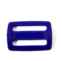 Пряжка пластиковая ДЩ-20 ( двухщелевая) ш.20 мм (уп.1000 шт.) ПП цв.Синий