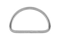 Полукольцо металлическое 25мм цв. никель (уп.1000шт.)