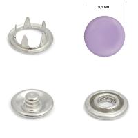 Кнопка рубашечная  (закрытая) 9,5 мм - эмаль 166/1440 шт., цв. сиреневый