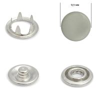 Кнопка рубашечная  (закрытая) 9,5 мм - эмаль 523/1440 шт., цв. серый