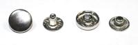 Кнопка Альфа 12,5мм  сталь цв. Никель  (уп 1440 шт)NewStar