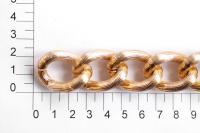 UX 014С цепь алюминий цв. 14К gold (упаковка 10 метров)