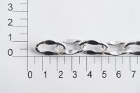 UX 011С цепь алюминий цв. nickel (упаковка 10 метров)