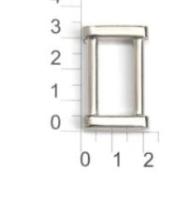 2178К никель пряжка металлическая 