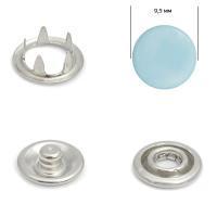 Кнопка рубашечная  (закрытая) 9,5 мм - эмаль 185/1440 шт., цв. нежно-голубой
