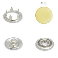 Кнопка рубашечная  (закрытая) 9,5 мм - эмаль 109/1440 шт., оттенок желтого