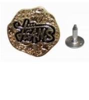 1142-20-HG Джинсовая пуговица, 20мм, цв.золото + черный (упаковка 500 штук)