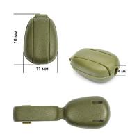 Концевик для шнура 27101 н цв.Хаки (уп.1000 шт)