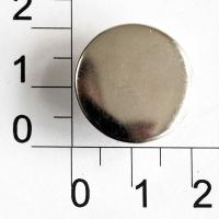 112-HG никель пуговица джинсовая 20мм (упаковка 1000 штук)