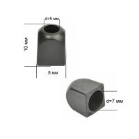 Концевик для шнура 27105 н цв.Черный (уп.1000 шт)