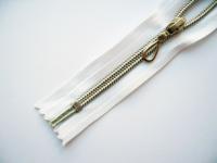 Молния спиральная(Витая) Т7 декор 60 см №101 белое-серебро, ( уп.50 шт.)