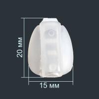 3050 прозрачный Концевик пластик (упаковка 500 штук)