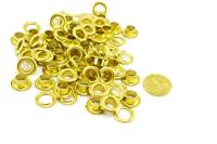 Люверсы №5 8мм нерж. Золото (уп 1000шт) NEW STAR