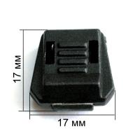 3055 черный Концевик пластик (упаковка 500 штук)