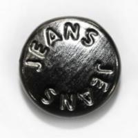 Розн.уп. 035-М черный никель, хольнитены джинсовые 9,5х9,5мм (упак. 100шт.)