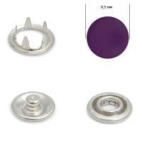 Кнопка рубашечная  (закрытая) 9,5 мм - эмаль 175/1440 шт., цв. фиолетовый