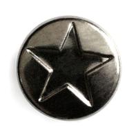 Розн.уп. 148-М черный никель, хольнитены джинсовые 9,5х9,5мм (упак. 100шт.)