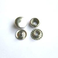 Кнопка №61 mini 12,5мм  нерж. цв. Никель (уп 720 шт)NewStar