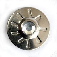 737-G никель пуговица джинсовая со стразом 17мм (упаковка 1000 штук)