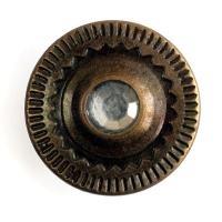 730-G антик пуговица джинсовая со стразом 17мм (упаковка 1000 штук)