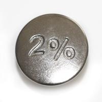 001-G/1 никель пуговица джинсовая 17мм (упаковка 1000 штук)