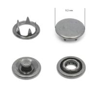 Кнопка трикотажная New Star (закрытая) нерж 9,5мм цв. оксид уп. 1440шт