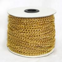 UX Цепь металлическая арт.0403-2009, 6,5*4,4мм (упаковка 100 метров) золото