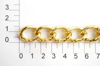 UX 007С цепь алюминий цв. 18К gold (упаковка 10 метров)