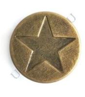 123-G антик пуговица джинсовая 17мм (упаковка 1000 штук)