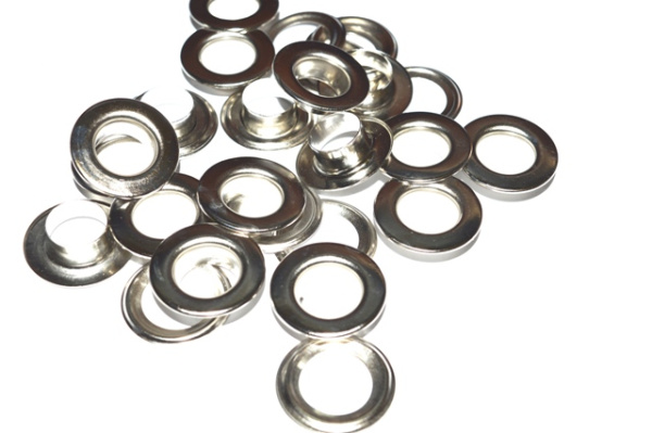 Люверсы №28 13 мм сталь цв. Никель (уп. 1000шт) NEW STAR