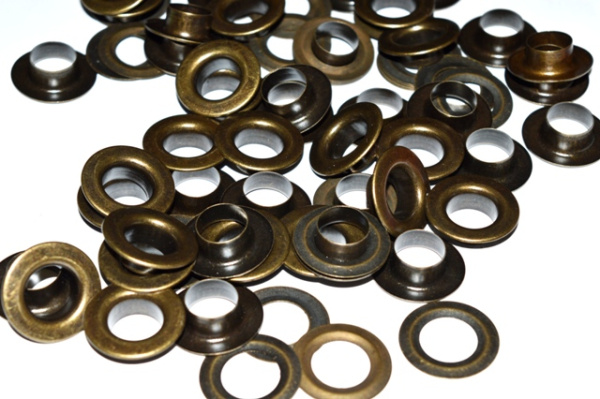 Люверсы №28 13 мм сталь цв. Антик (уп. 1000шт) NEW STAR