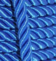 Шнур витой 8мм 0371-6210 (50м) цв.синий 348