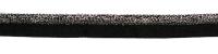 6423 черный/серебро резинка бельевая 12мм (намотка 144 ярда = 131,7 метра)