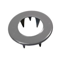 Кнопка клямерная, D=16мм, цв.серый (упаковка 500 штук)