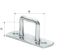 Скоба бортовая прямоугольная СП-04.01 (уп.300шт.)