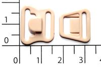 14С бежевый 12мм Застежки пластик для бюстгальтера (упаковка 1000 штук)