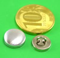 Заготовка для обтяжки пуговиц №20 (12мм) СТАЛЬ (уп 500шт)