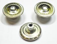 Розн. уп. Пуговицы джинсовые 17мм, 730-G со стразой цв.Никель (20 шт.)