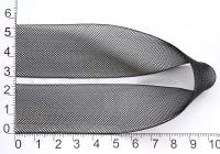 Каркасная сетка с крупными ячейками ширина 25 мм (рулон 50 ярдов = 45,7 метров) черная