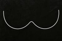 Косточки корсетные металл крашенный двойная ширина - 29см, длина - 22,5х22,5 (упаковка 50 штук)