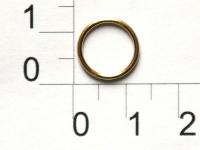 1000Н золото Кольцо металл d=10мм (упаковка 1000 штук)