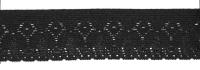 5340 черный резинка бельевая 28мм (намотка 144 ярда = 131,7 метра)