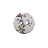 Пуговица деревянная, Мультяшные персонажи 18мм (персонаж 4)