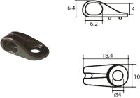 Петля обувная литьё арт.51256 (уп.1000шт.)