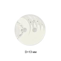 Пуговицы полиэстр CY 3229 20L-12,5мм, 2 прокола цв.004 белый,(уп.1000 шт)