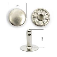 Хольнитены сталь New Star №123 11х10 (10мм) цв. никель уп. 1000шт