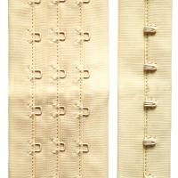 Крючки на ленте 3 ряда ширина 50мм бежевый (упаковка 50ярдов = 45,7метров)